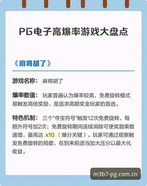 PG电子热门游戏 PG电子热门游戏最新动态:M3B7版本革新体验,玩家赵磊实测反馈